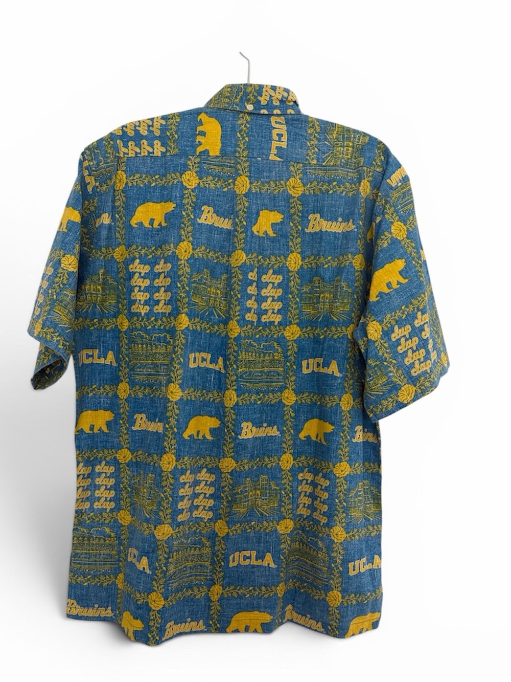 Reyn Spooner UCLA Blue and Yellow Bruins  Shirt - Picture 2 of 5